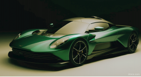 Aston Martin Super Sports Green Car 4K wallpaper
