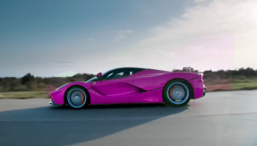 Laferrari pink 4K wallpaper