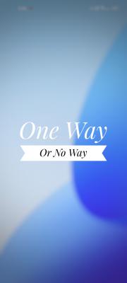 one way or no way aesthetic wallpaper blue pastel