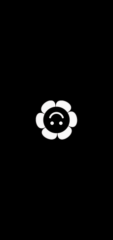 black emoji face