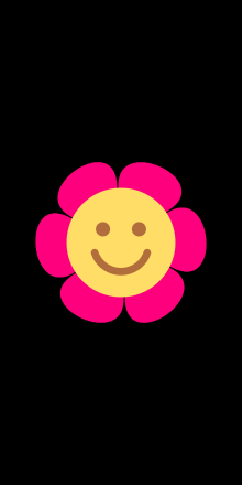 pink smiley face wallpaper